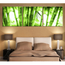 3 Piece Hot Sell Modern Wall Painting Bamboo Painting Room Decor Wall Art Picture Painted on Canvas Home Decoration Mc-211